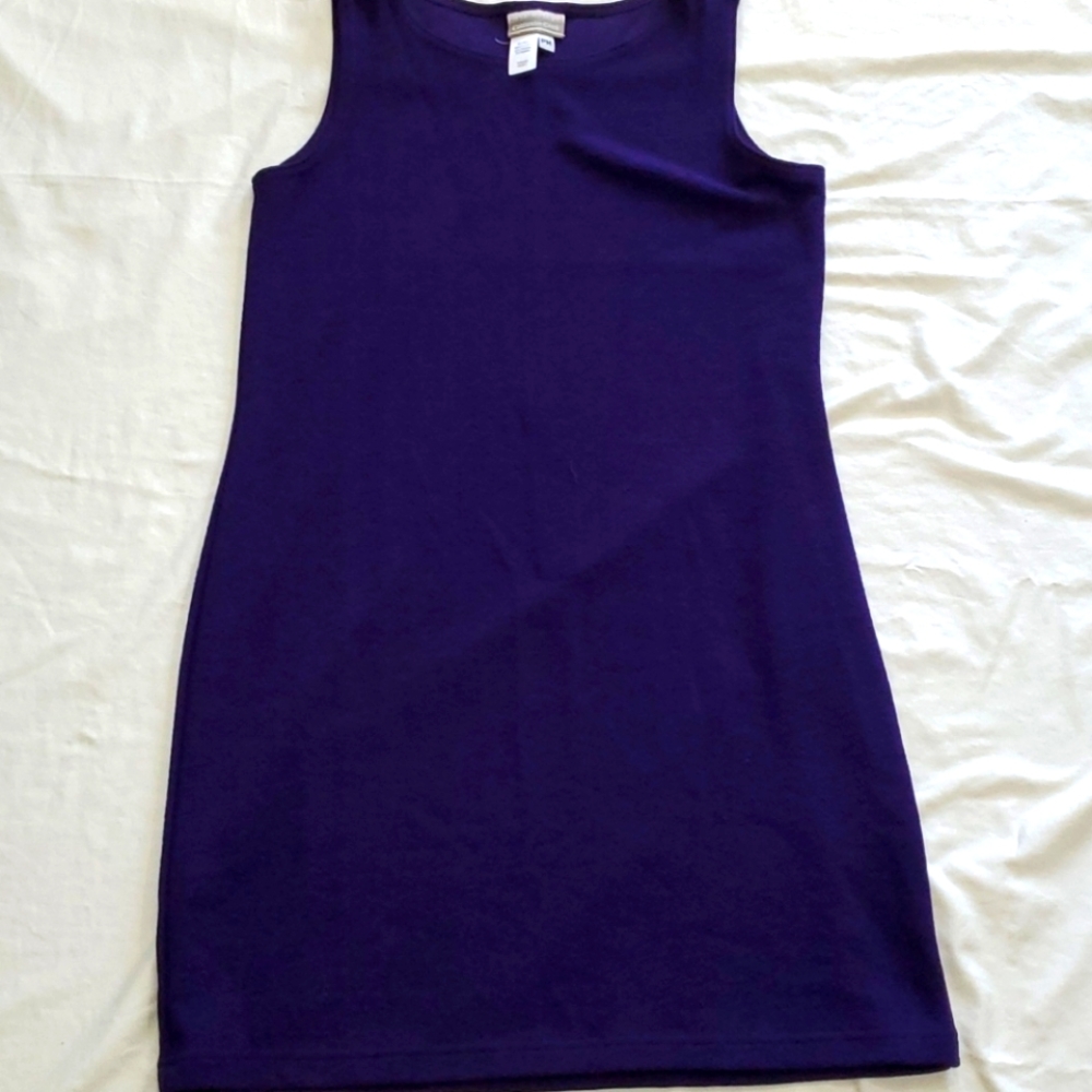 Dark Purple sleeveless dress w/jacket